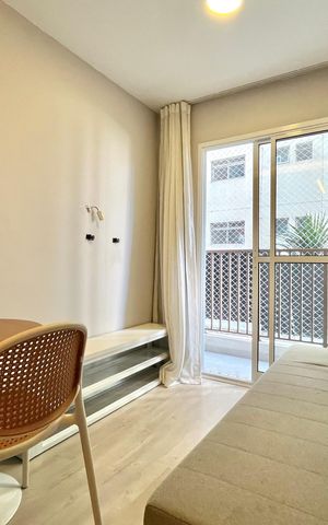 Apartamento para alugar com 27m², 1 quarto e sem vaga Apartamento para alugar com 27m², 1 quarto e sem vagaSala