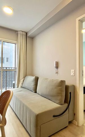 Apartamento para alugar com 27m², 1 quarto e sem vaga Apartamento para alugar com 27m², 1 quarto e sem vagaSala