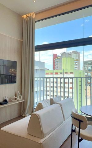 Apartamento à venda com 43m², 1 quarto e 1 vaga Apartamento à venda com 43m², 1 quarto e 1 vagaSala