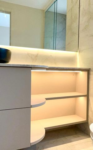 Apartamento à venda com 43m², 1 quarto e 1 vaga Apartamento à venda com 43m², 1 quarto e 1 vagaBanheiro da Suíte