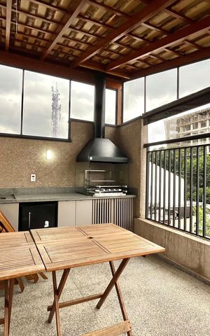 Apartamento para alugar com 32m², 1 quarto e sem vaga Apartamento para alugar com 32m², 1 quarto e sem vagaÁrea comum - Churrasqueira
