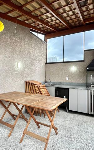 Apartamento para alugar com 32m², 1 quarto e sem vaga Apartamento para alugar com 32m², 1 quarto e sem vagaÁrea comum - Churrasqueira