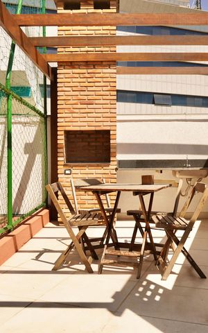 Apartamento à venda com 220m², 4 quartos e 4 vagasÁrea comum - Churrasqueira 