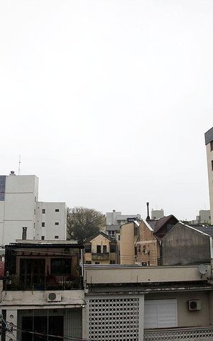 Apartamento para alugar com 32m², 1 quarto e sem vagaVista da varanda do quarto