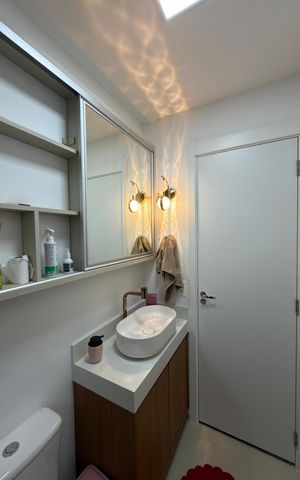 Apartamento para alugar com 69m², 2 quartos e 2 vagas Apartamento para alugar com 69m², 2 quartos e 2 vagasQuarto 1 - Suíte Banheiro