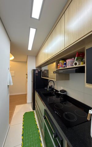 Apartamento para alugar com 69m², 2 quartos e 2 vagas Apartamento para alugar com 69m², 2 quartos e 2 vagasCozinha e Área de Serviço