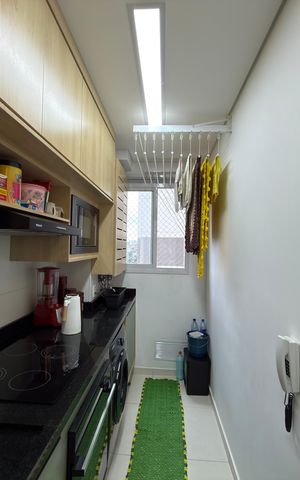 Apartamento para alugar com 69m², 2 quartos e 2 vagas Apartamento para alugar com 69m², 2 quartos e 2 vagasCozinha e Área de Serviço
