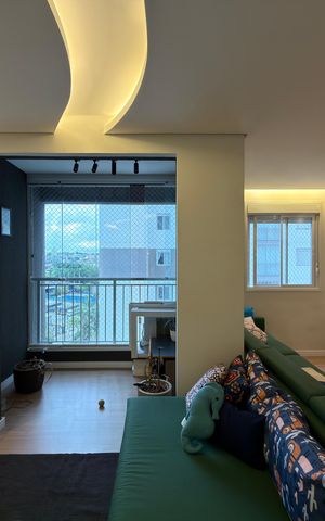 Apartamento para alugar com 69m², 2 quartos e 2 vagas Apartamento para alugar com 69m², 2 quartos e 2 vagasSala