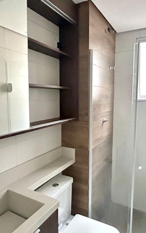 Apartamento para alugar com 48m², 2 quartos e 1 vaga Apartamento para alugar com 48m², 2 quartos e 1 vagaBanheiro