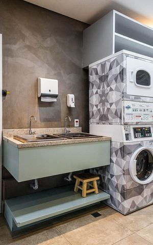 Studio para alugar com 40m², 1 quarto e 1 vagaLavanderia