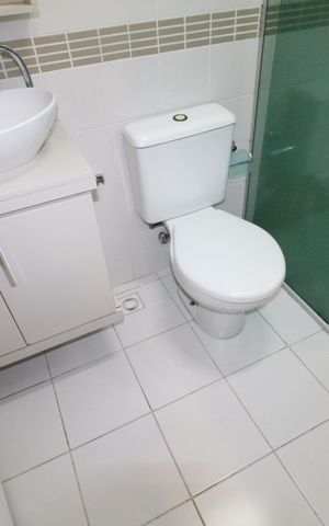 Apartamento para alugar com 90m², 3 quartos e 2 vagasBanheiro da Suíte