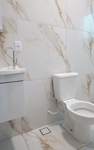 Casa para alugar com 135m², 2 quartos e 1 vaga Casa para alugar com 135m², 2 quartos e 1 vagaBanheiro Suíte