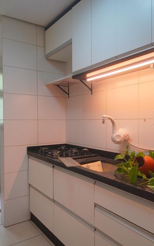Apartamento à venda com 54m², 1 quarto e 1 vagaCozinha