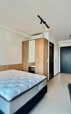 Studio para alugar com 25m², 1 quarto e sem vaga Studio para alugar com 25m², 1 quarto e sem vagaStudio