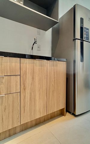Studio para alugar com 25m², 1 quarto e sem vaga Studio para alugar com 25m², 1 quarto e sem vagaStudio
