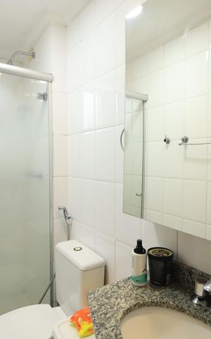 Apartamento à venda com 57m², 2 quartos e 1 vagaBanheiro da Suíte