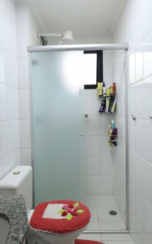 Apartamento à venda com 57m², 2 quartos e 1 vagaBanheiro Social