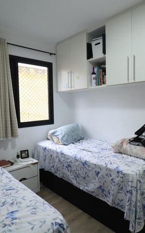 Apartamento à venda com 57m², 2 quartos e 1 vagaQuarto 2
