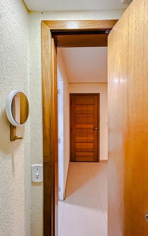 Casa para alugar com 70m², 2 quartos e 2 vagasLavabo