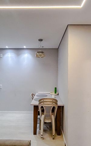 Apartamento à venda com 45m², 2 quartos e sem vagaSala