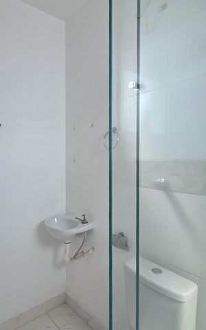 Studio para alugar com 30m², 1 quarto e sem vaga Studio para alugar com 30m², 1 quarto e sem vagaBanheiro