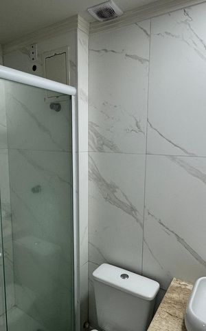 Apartamento para alugar com 70m², 3 quartos e 2 vagas Apartamento para alugar com 70m², 3 quartos e 2 vagasBanheiro da Suíte 1