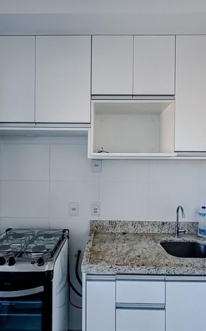 Apartamento para alugar com 47m², 1 quarto e 1 vagaCozinha - Armários