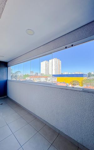 Apartamento para alugar com 47m², 1 quarto e 1 vagaVaranda