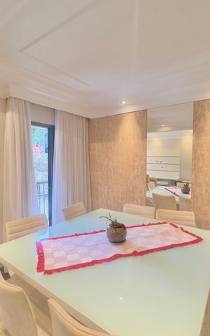 Apartamento à venda com 140m², 3 quartos e 3 vagas Apartamento à venda com 140m², 3 quartos e 3 vagasSala de Jantar