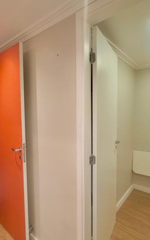 Apartamento à venda com 140m², 3 quartos e 3 vagas Apartamento à venda com 140m², 3 quartos e 3 vagasHall quartos