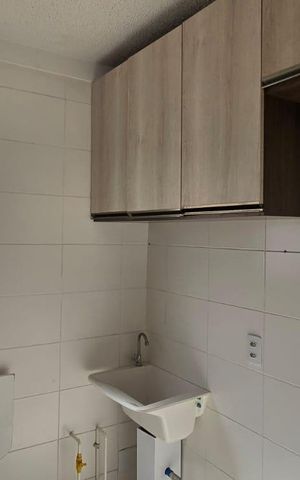 Apartamento para alugar com 37m², 2 quartos e 1 vagaCozinha e Área de Serviço