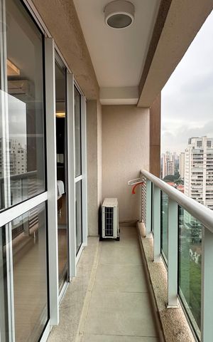 Apartamento para alugar com 77m², 1 quarto e 1 vaga