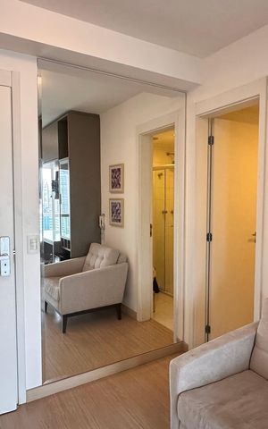 Apartamento para alugar com 77m², 1 quarto e 1 vaga
