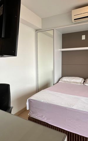Apartamento para alugar com 77m², 1 quarto e 1 vaga