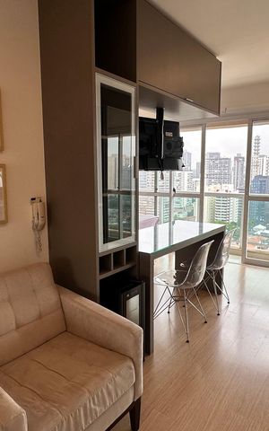 Apartamento para alugar com 77m², 1 quarto e 1 vaga