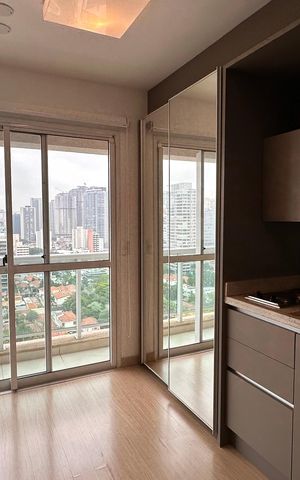 Apartamento para alugar com 77m², 1 quarto e 1 vaga