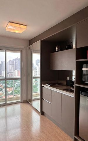 Apartamento para alugar com 77m², 1 quarto e 1 vaga