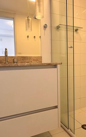 Apartamento para alugar com 77m², 1 quarto e 1 vaga