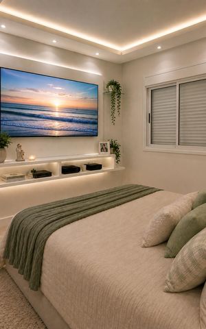 Apartamento à venda com 55m², 2 quartos e 1 vaga Apartamento à venda com 55m², 2 quartos e 1 vagaQuarto 1
