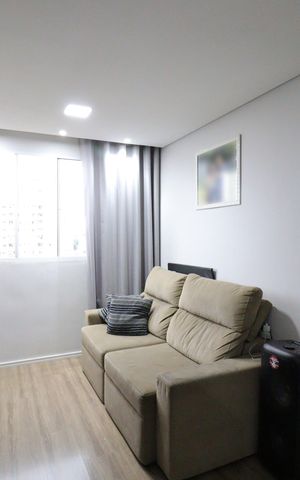 Apartamento para alugar com 44m², 2 quartos e sem vagaSala