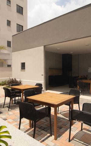 Apartamento para alugar com 37m², 2 quartos e sem vaga Apartamento para alugar com 37m², 2 quartos e sem vagaÁrea comum - Churrasqueira