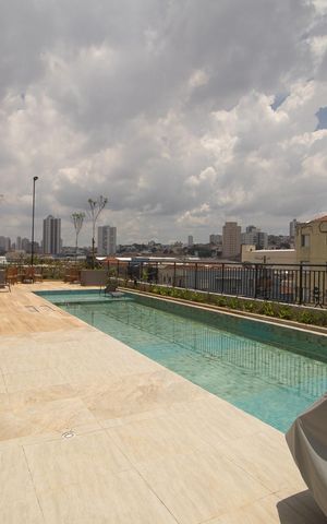 Apartamento para alugar com 37m², 2 quartos e sem vaga Apartamento para alugar com 37m², 2 quartos e sem vagaÁrea comum - Piscina