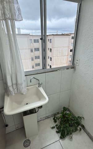 Apartamento para alugar com 40m², 2 quartos e 1 vaga Apartamento para alugar com 40m², 2 quartos e 1 vagaCozinha e Área de Serviço