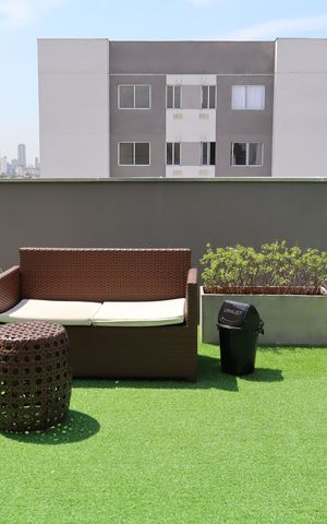Apartamento para alugar com 40m², 2 quartos e sem vagaTerraço