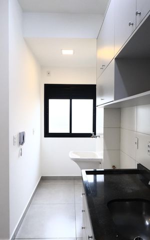 Apartamento para alugar com 36m², 1 quarto e sem vagaCozinha e Área de Serviço