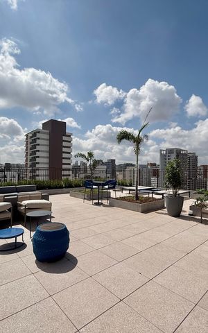 Studio para alugar com 25m², 1 quarto e sem vaga Studio para alugar com 25m², 1 quarto e sem vagaRooftop