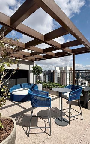 Studio para alugar com 25m², 1 quarto e sem vaga Studio para alugar com 25m², 1 quarto e sem vagaRooftop