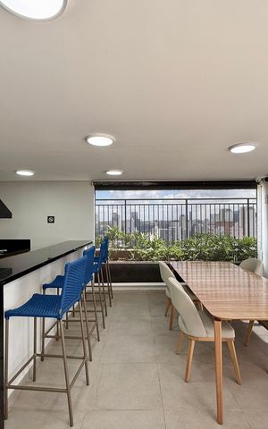 Studio para alugar com 25m², 1 quarto e sem vaga Studio para alugar com 25m², 1 quarto e sem vagaChurrasqueira