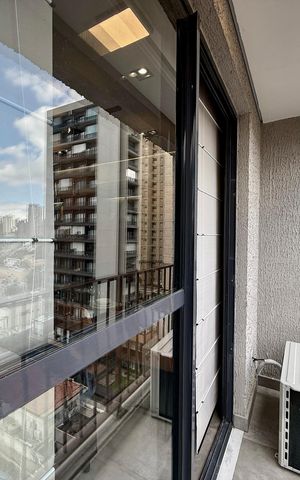 Studio para alugar com 25m², 1 quarto e sem vaga Studio para alugar com 25m², 1 quarto e sem vagaSacada