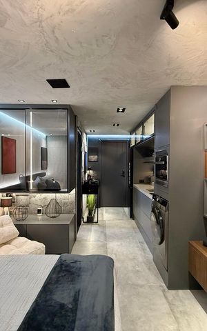 Studio para alugar com 25m², 1 quarto e sem vaga Studio para alugar com 25m², 1 quarto e sem vagaQuarto